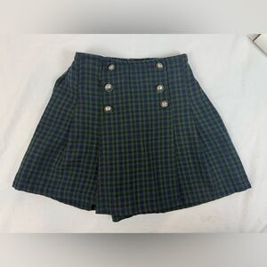 Vintage 90s plaid skort y2k